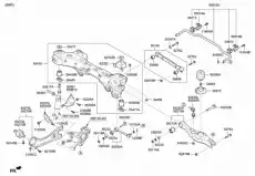 552502W110 РЫЧАГ ЗАДНИЙ ПОДВЕСКИ HYUNDAI