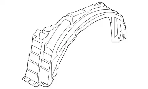 Подкрылок MITSUBISHI 5370B650