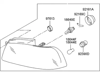 Фара HYUNDAI / KIA 9210125050