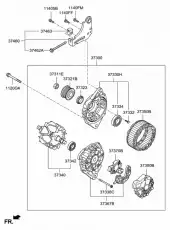 РОТОР ГЕНЕРАТОРА 373402B100 HYUNDAI