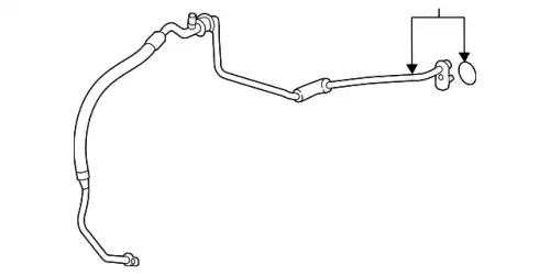 ШЛАНГ КОМПРЕССОРА КОНДИЦИОНЕРА 7815A861 MITSUBISHI