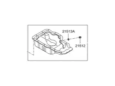 Поддон картера двигателя HYUNDAI / KIA 215102E023