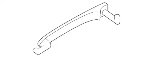 РУЧКА ПЕРЕДНЕЙ ЛЕВОЙ ДВЕРИ 5716A013HB MITSUBISHI