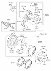 Тормозные колодки барабанные KIA 583053QA00