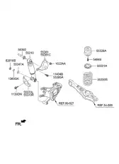 демпфер амортизатора 553262W000 KIA