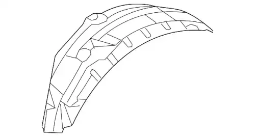 Подкрылок MITSUBISHI 5370A270
