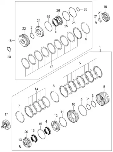Шестерня КПП HYUNDAI / KIA 4546139004
