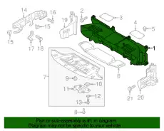  ЗАЩИТНЫЙ КОЖУХ РАДИАТОРА 29136B1000 HYUNDAI
