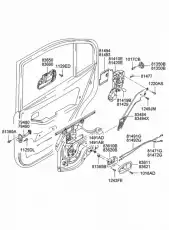 Ручка двери HYUNDAI / KIA 836502D000