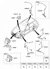 Датчик ABS HYUNDAI / KIA 919200W100