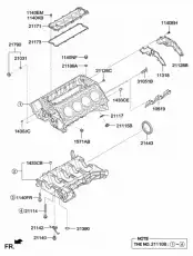 УПЛОТНИТЕЛЬНОЕ КОЛЬЦО КОЛЕНВАЛА 214433F300 HYUNDAI