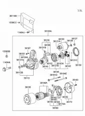ЩЕТКИ СТАРТЕРА HYUNDAI-KIA 3616937310