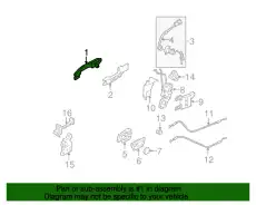 Ручка двери HYUNDAI / KIA 826502E000