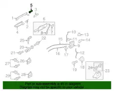 Ручка двери MITSUBISHI 5716A015RA