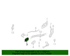 Ручка двери HYUNDAI / KIA 8262026010
