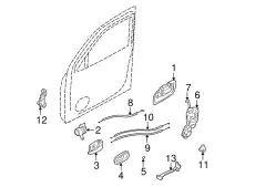 Ручка двери HYUNDAI / KIA 8262026010