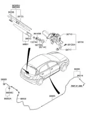 Щетка стеклоочистителя 983601G001 KIA