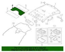 демпфер панели крыши 853051R100 HYUNDAI