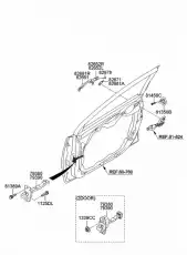 Ограничитель открывания двери авто HYUNDAI / KIA 793903X000