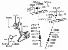  ВЫПУСКНОЙ КЛАПАН ДВИГАТЕЛЯ (HYUNDAI) 2221232604