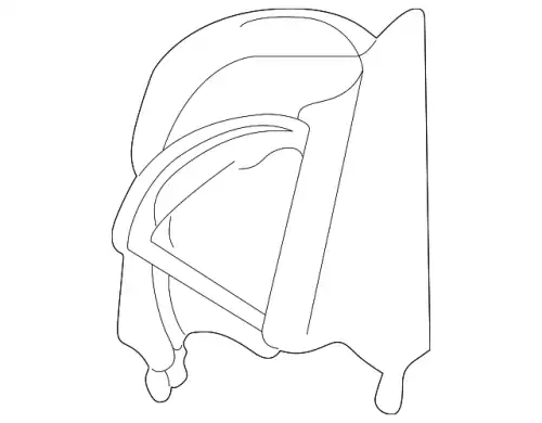 КОЖУХ ТРЕУГОЛЬНЫЙ,ПЕРЕД.ДВЕРИ,ВНУТР.ЛЕВ., MITSUBISHI, MR441631