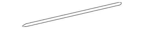 молдинг двери 877263L020 HYUNDAI