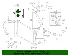 держатель радиатора 253332V000 HYUNDAI