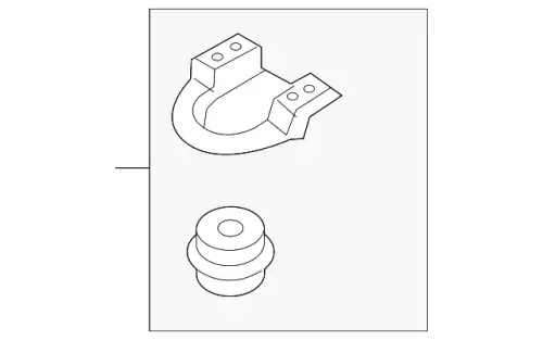 держатель радиатора 253332V000 HYUNDAI