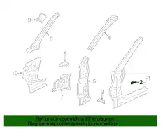 5220H494 КРОНШТЕЙН ПЕРЕДНЕГО КРЫЛА MITSUBISHI