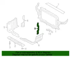 держатель радиатора 291362V500 HYUNDAI
