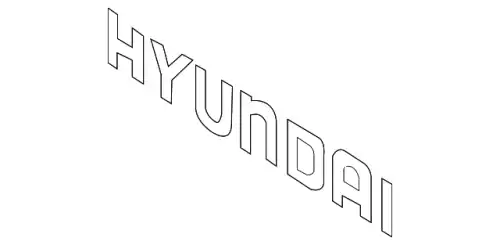  ЭМБЛЕМА HYUNDAI 863212H000