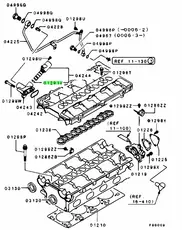 кольцо уплотнительное клапана распредвала! (р)\ Toyota 1748A002 MITSUBISHI
