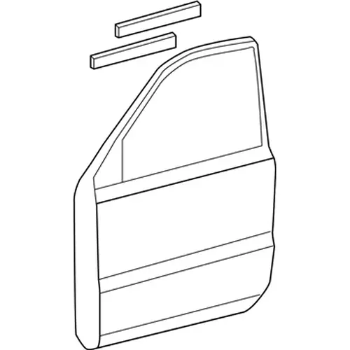 ДВЕРЬ ПЕРЕДНЯЯ 670020E020 TOYOTA / LEXUS