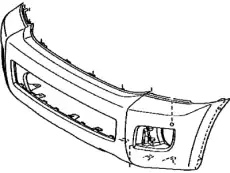 БАМПЕР ПЕРЕДНИЙ 52119-0C948 TOYOTA / LEXUS