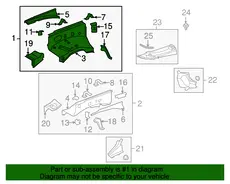 Подкрылок TOYOTA / LEXUS 5370160E20