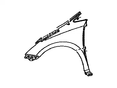 Крыло TOYOTA / LEXUS 5381108060
