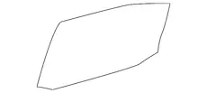 СТЕКЛО ДВЕРИ 6810450252 TOYOTA / LEXUS
