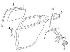 СТЕКЛО ДВЕРИ 6810450252 TOYOTA / LEXUS