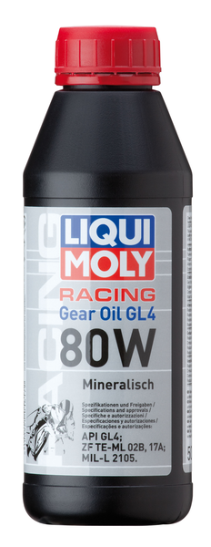 Масло для сельхозтехники LIQUI MOLY Motorbike Gear oil 7587 80W минеральное 0.5 л