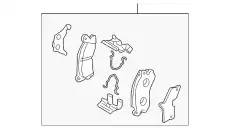 Тормозные колодки дисковые MAZDA ZZC02623Z