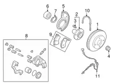 Тормозной диск MAZDA ZZDL3325X