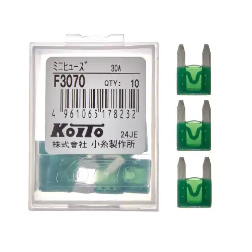  Предохранители Koito (уп. 10 шт.) арт. F3070