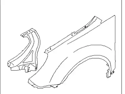 Крыло SUBARU 57110XA04A9W