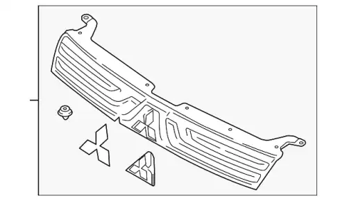 Решетка радиатора MITSUBISHI 7450A959