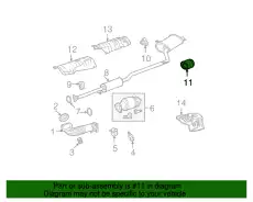 НАСАДКА НА ГЛУШИТЕЛЬ 04183TA1305 HONDA