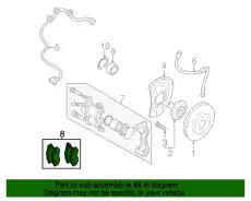 Тормозные колодки дисковые MITSUBISHI MZ690563
