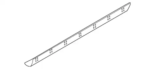  EG21-51-RB0E МОЛДИНГ ПЕРЕДНИЙ ЛЕВЫЙ MAZDA