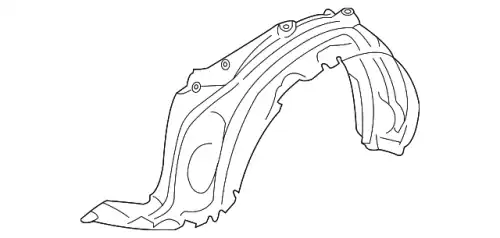 Подкрылок MAZDA EH4456140