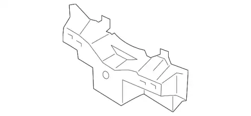 КРОНШТЕЙН ПЕРЕДНЕГО БАМПЕРА, ЦЕНТР. EH44500J1B MAZDA