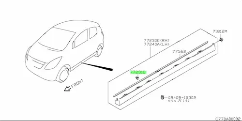 КЛИПСА 0940911304 SUZUKI
